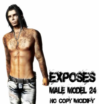 Second Life Marketplace - EXPOSES - MALE MODEL 24 - NO COPY